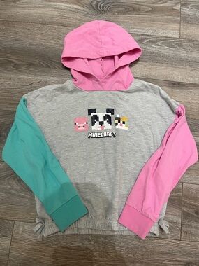 $10 w/ min $20 spend Girls Large Minecraft Hoodie Pullover Casual